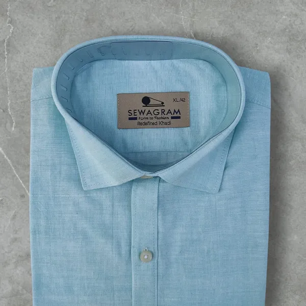 Pista_Khadi_Shirt_|_Handspun_&_Handwoven_100%_Pure_Cotton_Full_Sleeve_Shirt