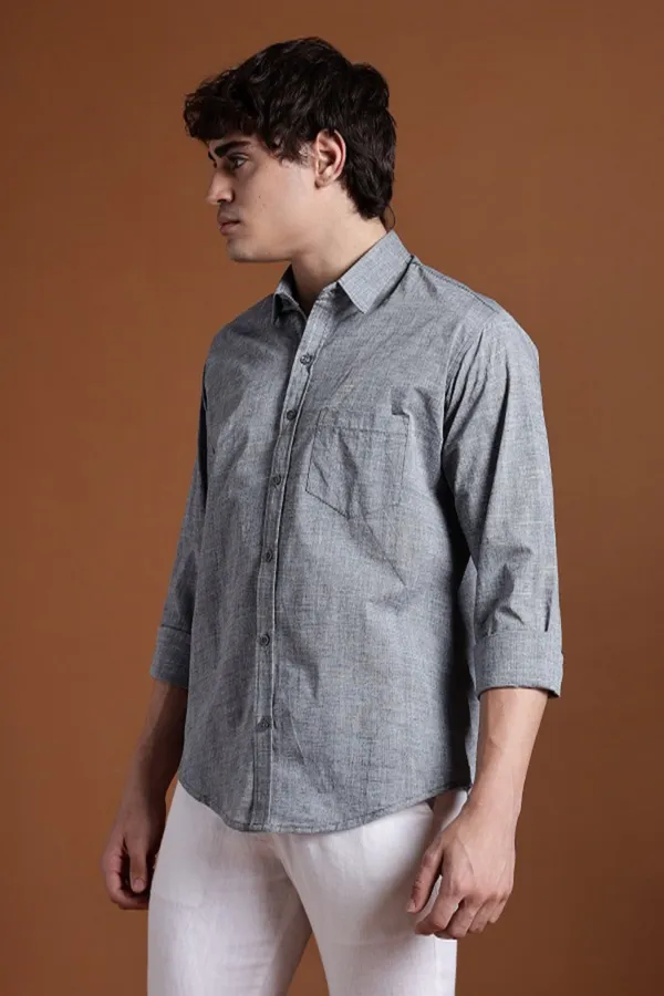 Grey_Khadi_Shirt_|_Handspun_&_Handwoven_100%_Pure_Cotton_Full_Sleeve_Shirt