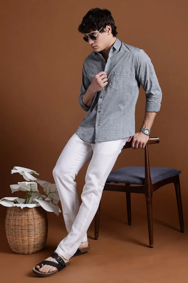 Grey_Khadi_Shirt_|_Handspun_&_Handwoven_100%_Pure_Cotton_Full_Sleeve_Shirt