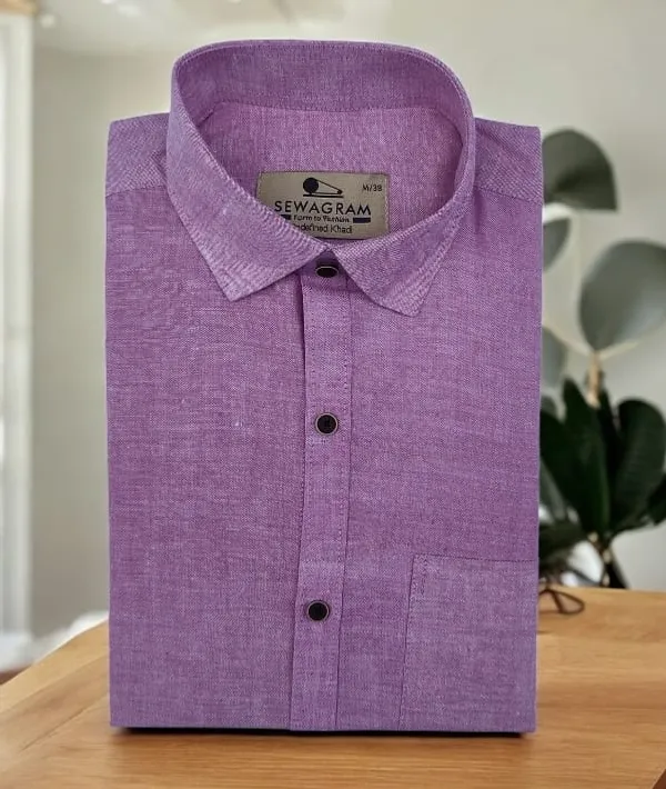 Pink_Khadi_Shirt_|_Handspun_&_Handwoven_100%_Pure_Cotton_Full_Sleeve_Shirt