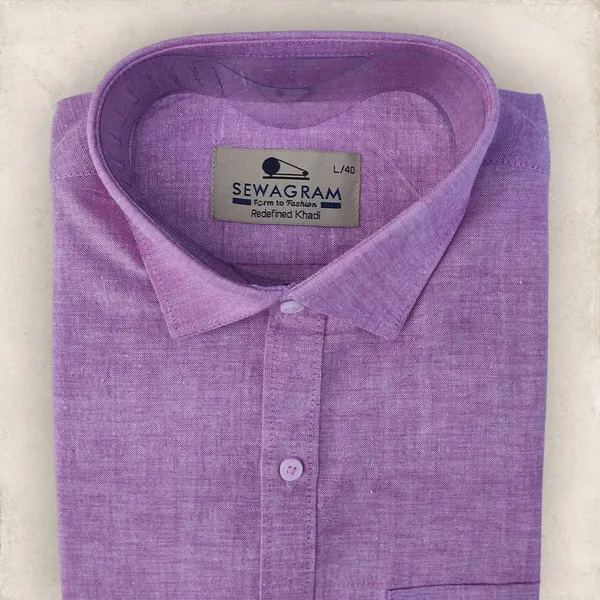 Pink_Khadi_Shirt_|_Handspun_&_Handwoven_100%_Pure_Cotton_Full_Sleeve_Shirt