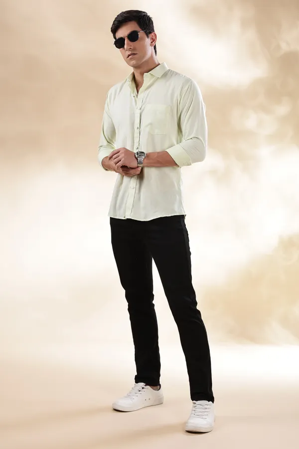 Lemon_Yellow_Muslin_Full_Sleeve_Casual_Formal_Khadi_Shirt_For_Men