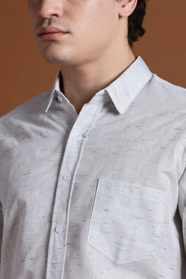 White_Khadi_Shirt_|_Handspun_&_Handwoven_100%_Pure_Cotton_Full_Sleeve_Shirt