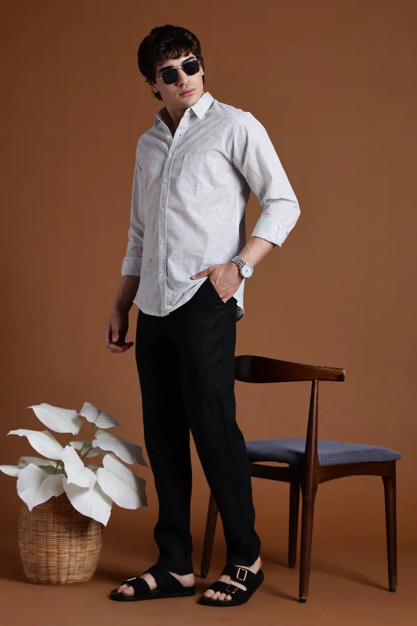 White_Khadi_Shirt_|_Handspun_&_Handwoven_100%_Pure_Cotton_Full_Sleeve_Shirt