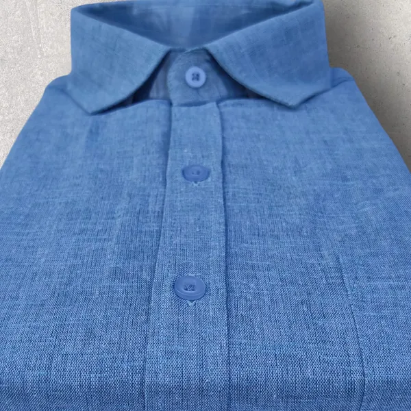 Greenish_Khadi_Shirt_|_Handspun_&_Handwoven_100%_Pure_Cotton_Full_Sleeve_Shirt