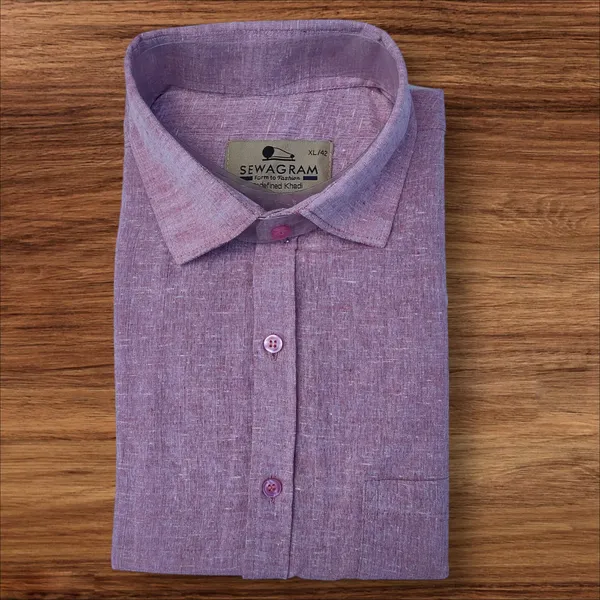 Light_Brown_Khadi_Shirt_|_Handspun_&_Handwoven_100%_Pure_Cotton_Full_Sleeve_Shirt