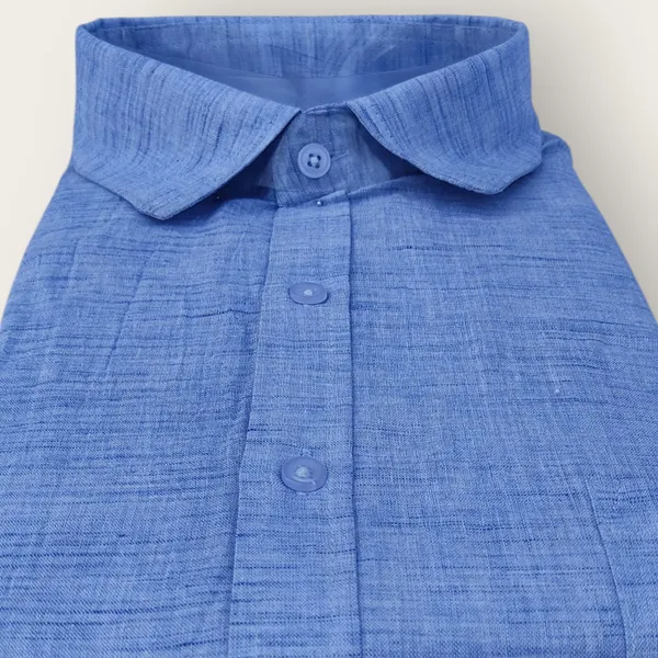 Sky_Blue_Khadi_Shirt_|_Handspun_&_Handwoven_100%_Pure_Cotton_Full_Sleeve_Shirt
