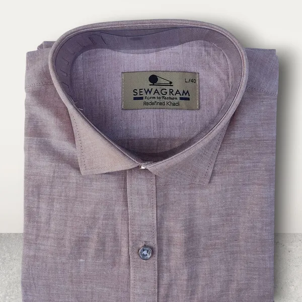 Light_Brown_Khadi_Shirt_|_Handspun_&_Handwoven_100%_Pure_Cotton_Full_Sleeve_Shirt