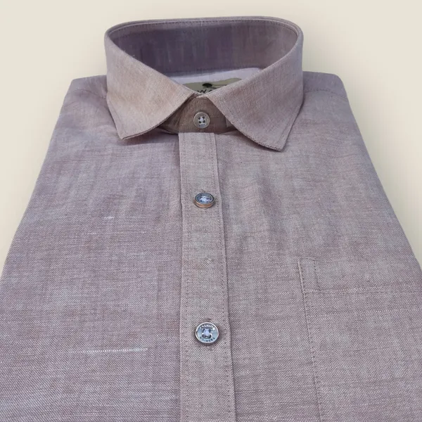 Light_Brown_Khadi_Shirt_|_Handspun_&_Handwoven_100%_Pure_Cotton_Full_Sleeve_Shirt