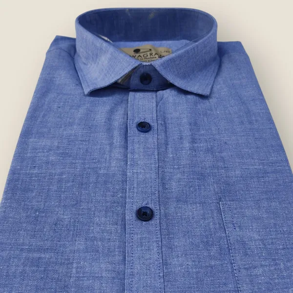 Blue_Khadi_Shirt_|_Handspun_&_Handwoven_100%_Pure_Cotton_Full_Sleeve_Shirt