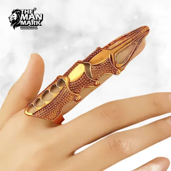 Sliver_Spike_Stud_knuckle armour_For_Men
