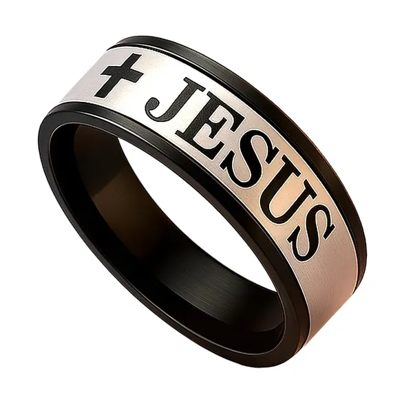 Sliver_Engraved_Stainless_Steel_Band_Faithline_Edge_Ring_For_Men_21Mm_–A_Modern_Take_On_Sacred_Symbolism_—_Defined,_Refined,_And_Bold_With_Cross_Design_And_Jesus_Inscription_–_Stylish_Ring_Band_For_Men.