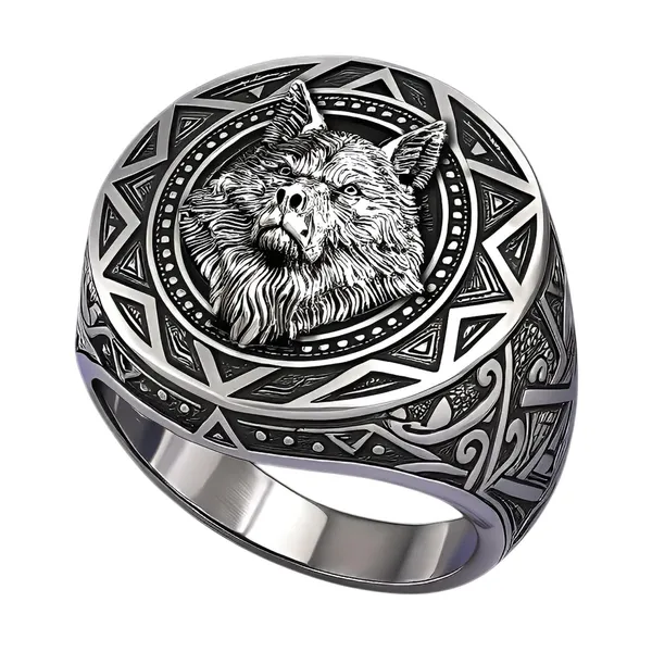 Sliver_Wolfbane_Crest_Evokes_A_Legendary_Charm_21Mm,_Suited_For_The_Man_Who_Defies_Limits_And_Legends_Alike,_Tribal_Nordic_Style_Wolf_–_Bold_Statement_Ring.