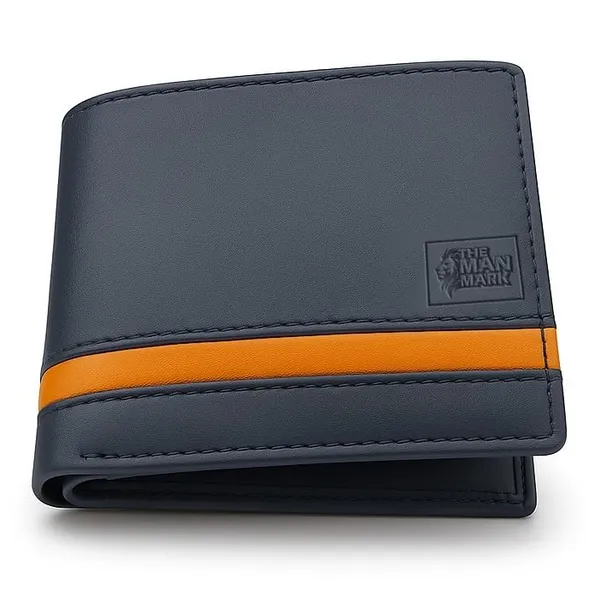 Navy_Blue_With_Orange_Stripe_Alpha_Edge_Rfid_Protected_Wallet_For_Men_Luxury_Leather_Wallet_–_Slim_Bifold_9_Card_Slots,_3_Id_Windows_–_Navy_Blue_With_Orange_Stripe_–_Stylish_And_Secure_Card_&_Cash_Holder