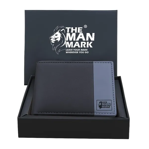 Balck_&_Blue_Leather_Dual_Domain_Rfid_Protected_Wallet_For_Men–_5_Card_Slots,_2_Hidden_Pocket,_Slim,_1_Coin_Pocket,_2_Transparent_Id_Window