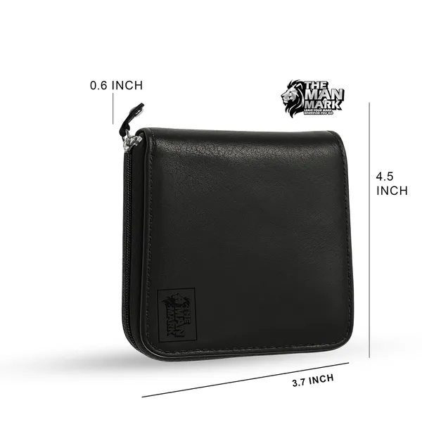 Black_Vault_Iron_Zip_Premium_Leather,_Rfid_Protected_Wallet_For_Men_–_Slim_Bifold_Design_With_4_Card_Slots_&_2_Cash_Compartments_And_1_Coin_Pocket_In_Black_Colour
