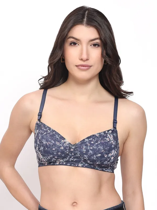 Floral_Bliss_Padded_Bra_Blue_For_Women