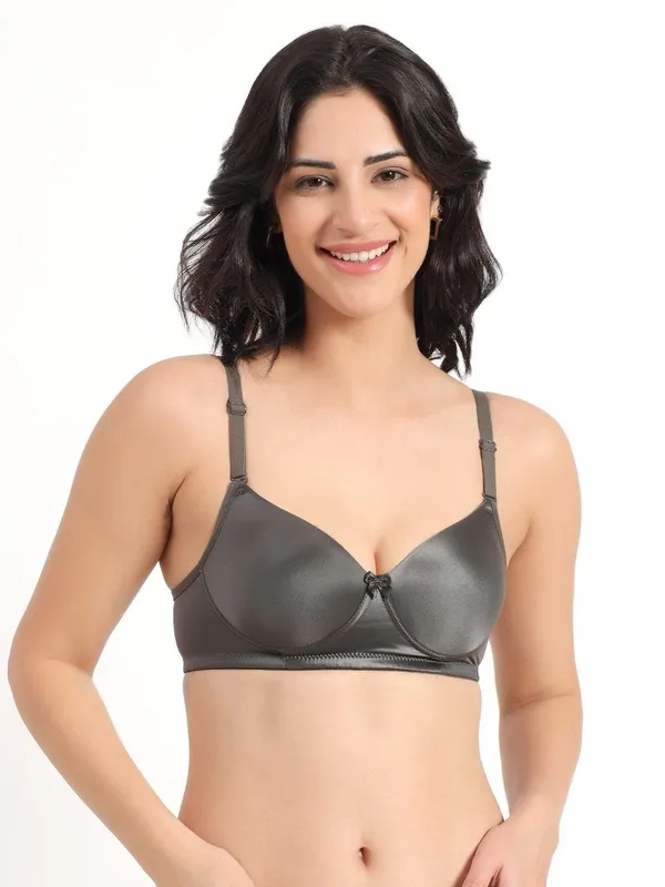 Charcoal_Grey_Comfort_Padded_Bra_For_Women