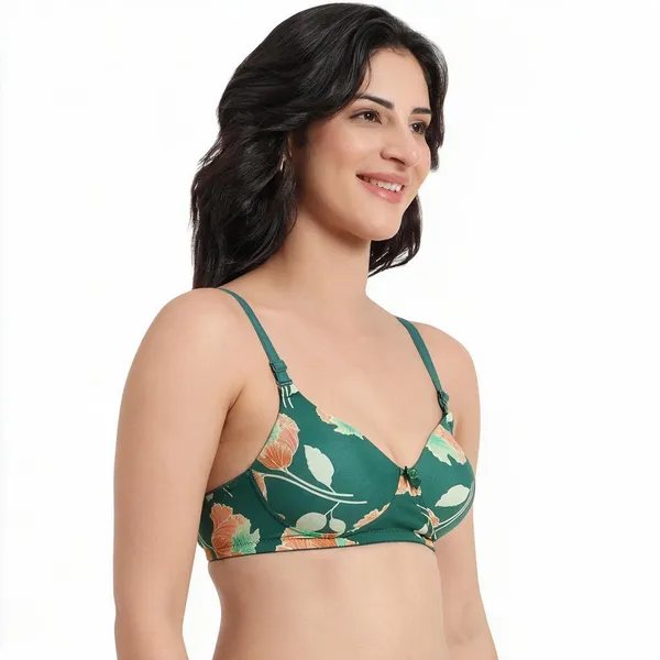 Green_Floral_Elegance_Padded_Bra_For_Women