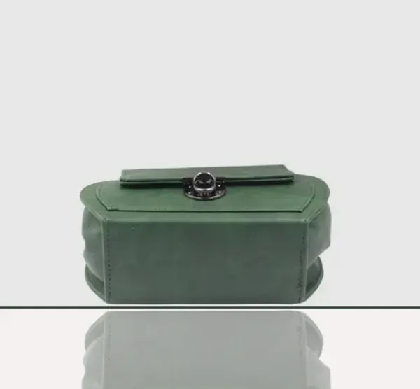 Green_Premium_Polyurethane_Designing_Bag_For_Women