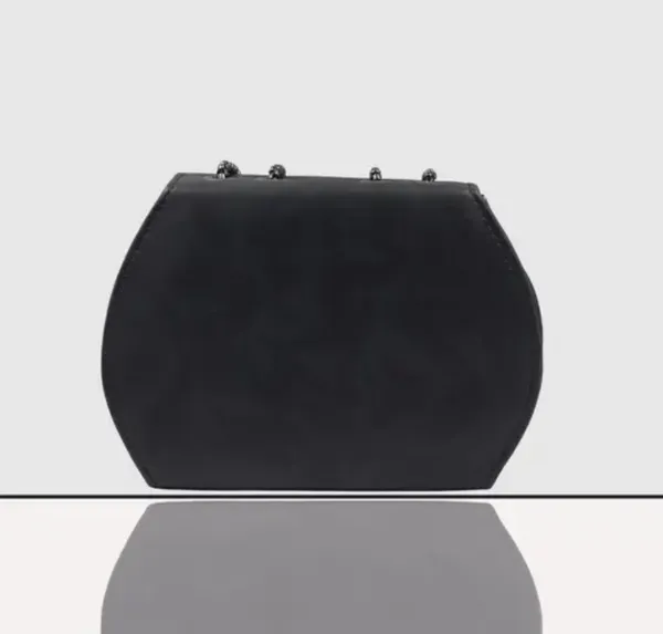 Pack_Of_2_Black_&_Peach_Premium_Polyurethane_Designing_Box_Bag_For_Women