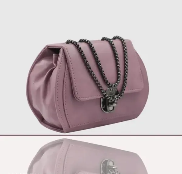 Pack_Of_2_Salmon_&_Slate_Premium_Polyurethane_Designing_Box_Bag_&_Sling_Bag_For_Women