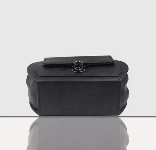 Black_Premium_Polyurethane_Designing_Box_Bag_For_Women