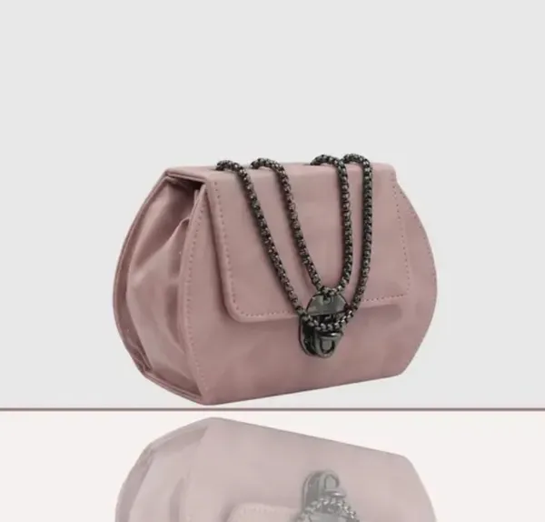 Tan_Premium_Polyurethane_Designing_Box_Bag_For_Women