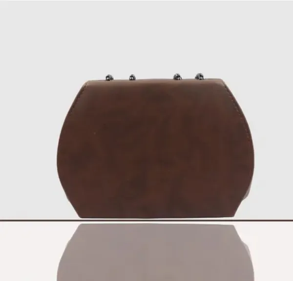 Brown_Premium_Polyurethane_Designing_Box_Bag_For_Women