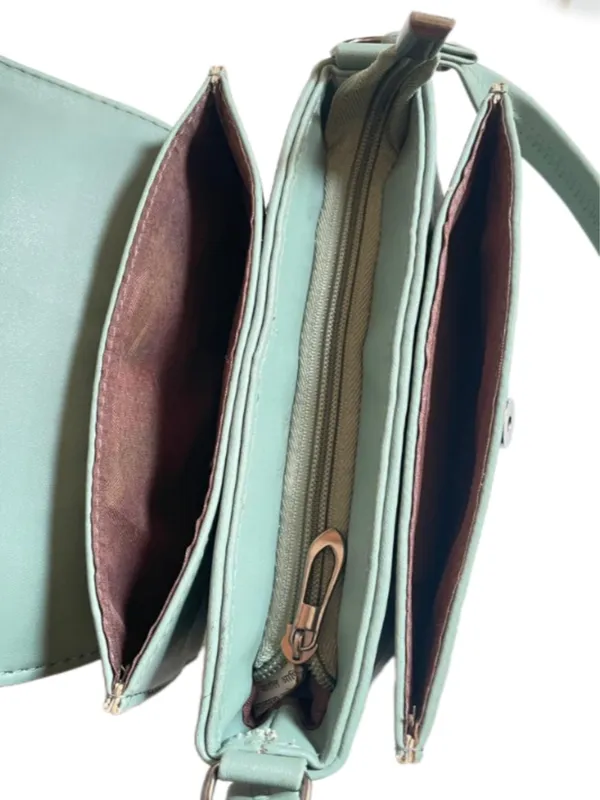 Green_Premium_Polyurethane_Beautiful_Stylish_Sling_Bag_For_Women