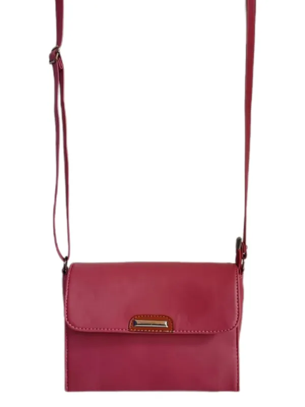 Red_Premium_Polyurethane_Beautiful_Stylish_Sling_Bag_For_Women
