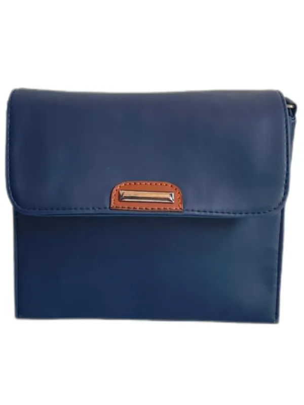 Blue_Premium_Polyurethane_Beautiful_Stylish_Sling_Bag_For_Women