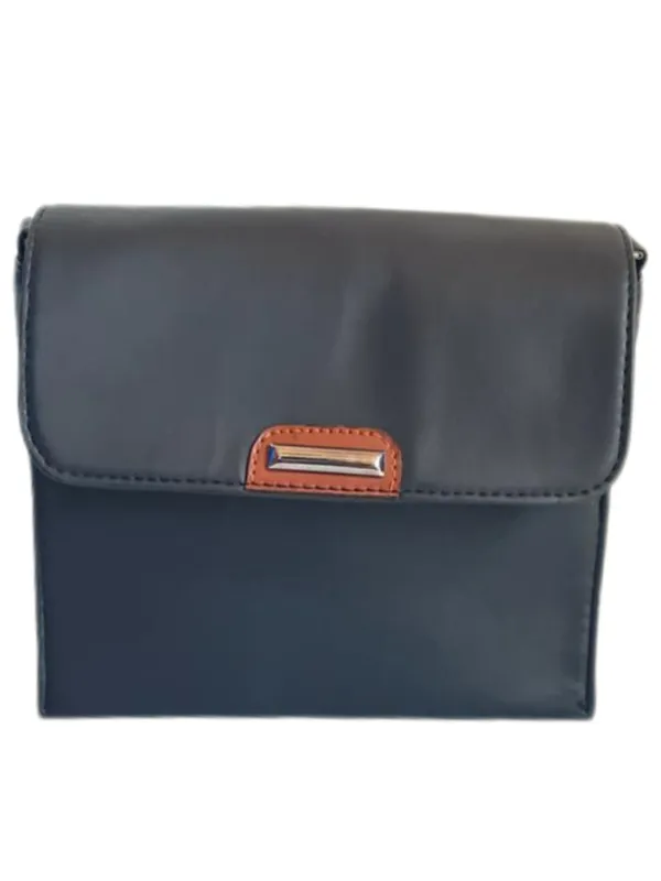 Black_Premium_Polyurethane_Beautiful_Stylish_Sling_Bag_For_Women