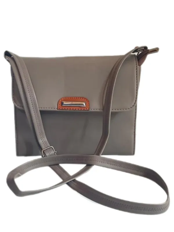 Grey_Premium_Polyurethane_Beautiful_Stylish_Sling_Bag_For_Women