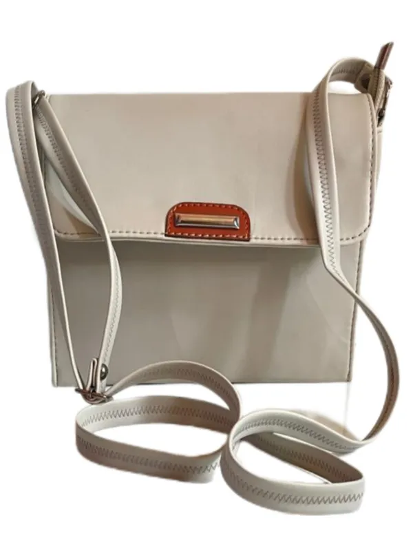 Beige_Premium_Polyurethane_Beautiful_Stylish_Sling_Bag_For_Women