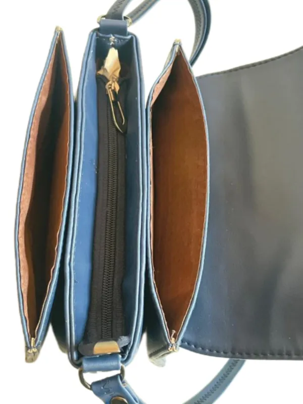 Blue_Premium_Polyurethane_Beautiful_Stylish_Sling_Bag_For_Women