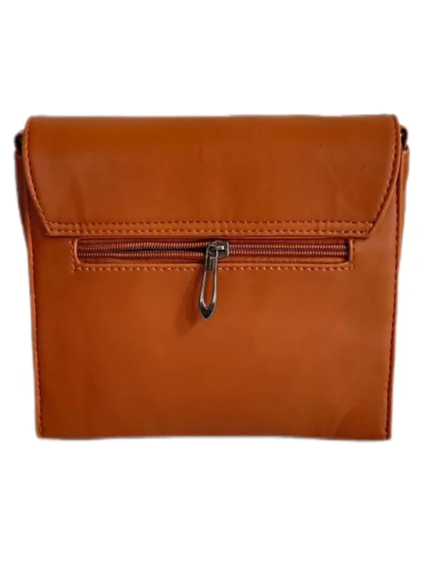 Rust_Premium_Polyurethane_Beautiful_Stylish_Sling_Bag_For_Women