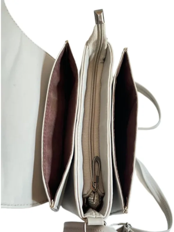 Beige_Premium_Polyurethane_Beautiful_Stylish_Sling_Bag_For_Women