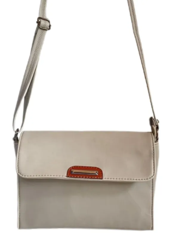 Beige_Premium_Polyurethane_Beautiful_Stylish_Sling_Bag_For_Women