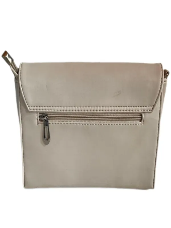 Beige_Premium_Polyurethane_Beautiful_Stylish_Sling_Bag_For_Women