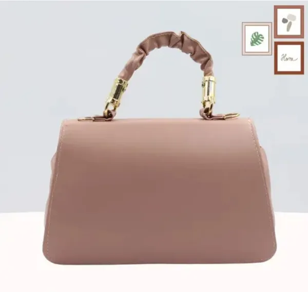 Tan_Premium_Polyurethane_Designing_Box_Sling_Bag_For_Women