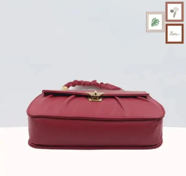 Pack_Of_2_Rust_&_Red_Premium_Polyurethane_Box_Stylish_Bag_For_Women