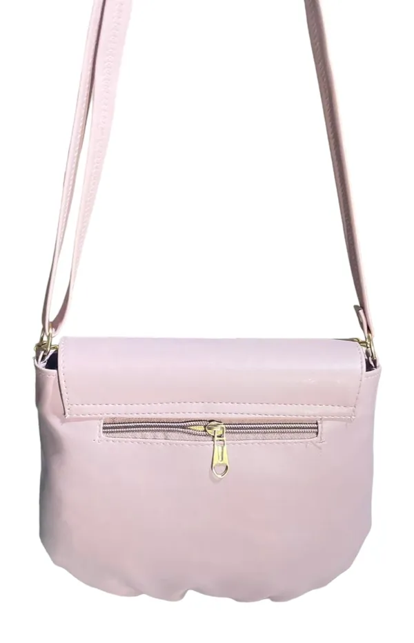 Pink_Premium_Polyurethane_Designing_Sling_Bag_For_Women