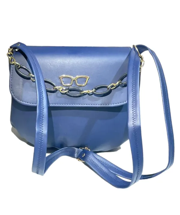 Blue_Premium_Polyurethane_Designing_Sling_Bag_For_Women