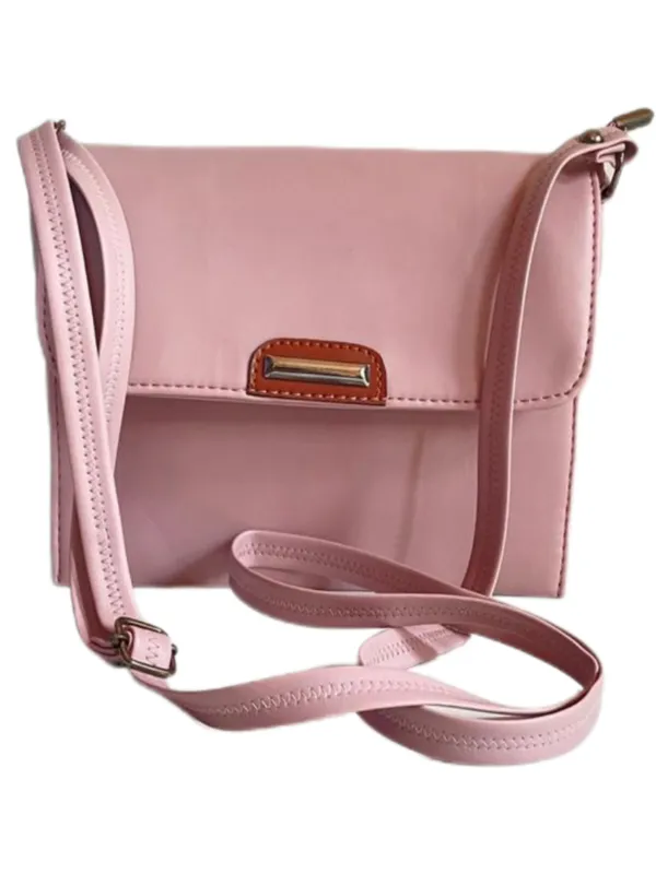 Pack_Of_2_Pink_&_Robon_Premium_Polyurethane_Stylish_Bag_For_Women