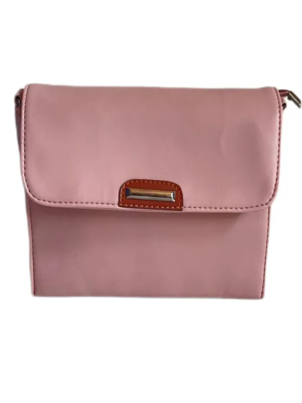 Pink_Premium_Polyurethane_Stylish_Bag_For_Women