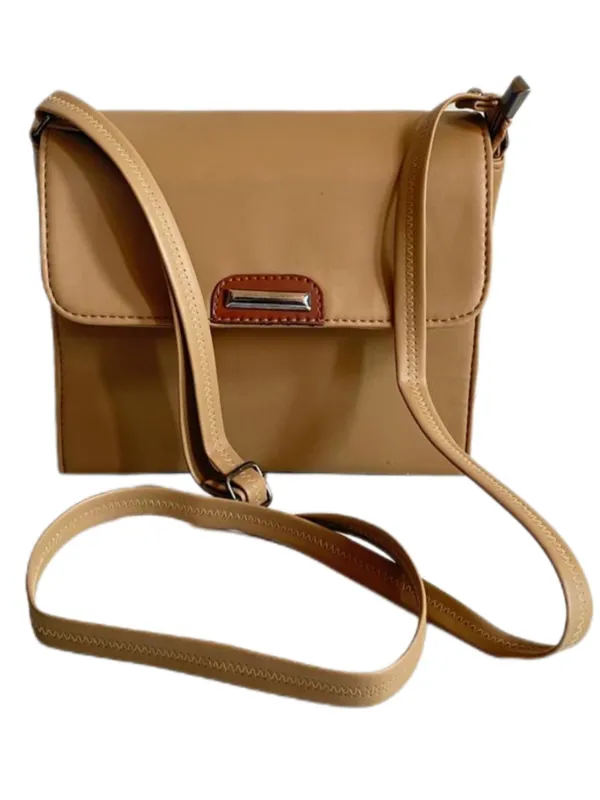 Pack_Of_2_Tan_&_Pink_Premium_Polyurethane_Beautiful_Stylish_Sling_Bag_For_Women_