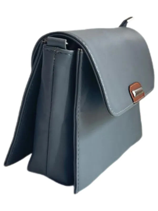 Pack_Of_2_Salmon_&_Slate_Premium_Polyurethane_Designing_Box_Bag_&_Sling_Bag_For_Women