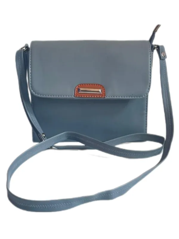 Pack_Of_2_Salmon_&_Slate_Premium_Polyurethane_Designing_Box_Bag_&_Sling_Bag_For_Women