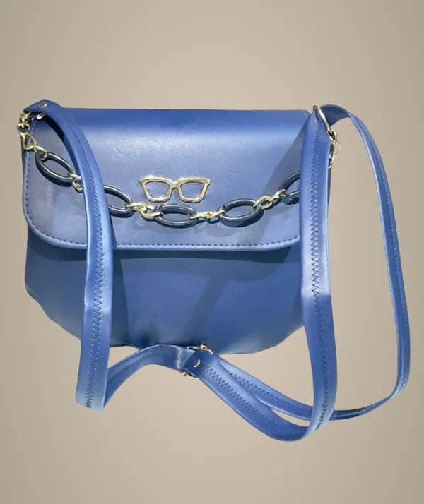 Blue_Premium_Polyurethane_Designing_Sling_Bag_For_Women